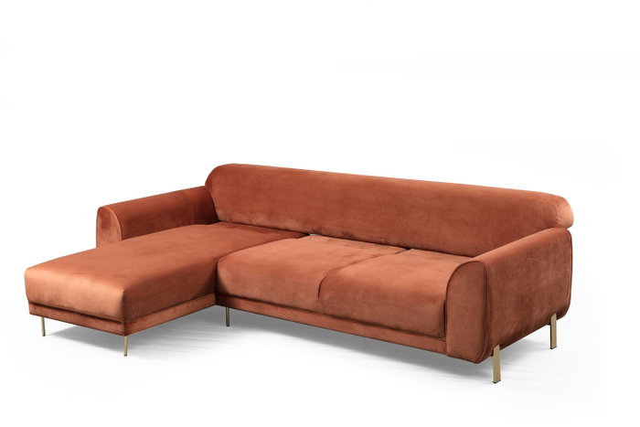 Atelier Del Sofa Sofá-Cama de Esquina Image Corner Left Cinnamon Atelier Del Sofa Sofá-Cama de Esquina Image Corner Left Cinnamon